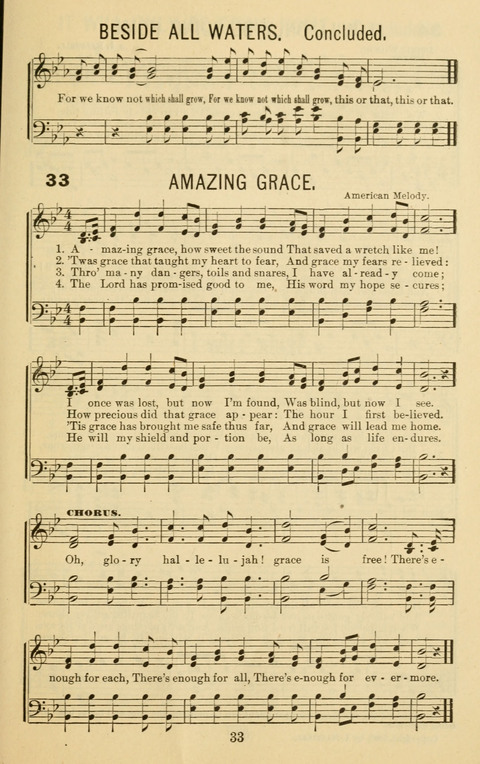 Songs of Refreshing No. 2: Adapted for use in revival meetings, camp meetings, and social service of the church page 31