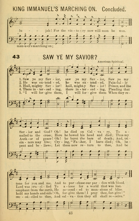 Songs of Refreshing No. 2: Adapted for use in revival meetings, camp meetings, and social service of the church page 41