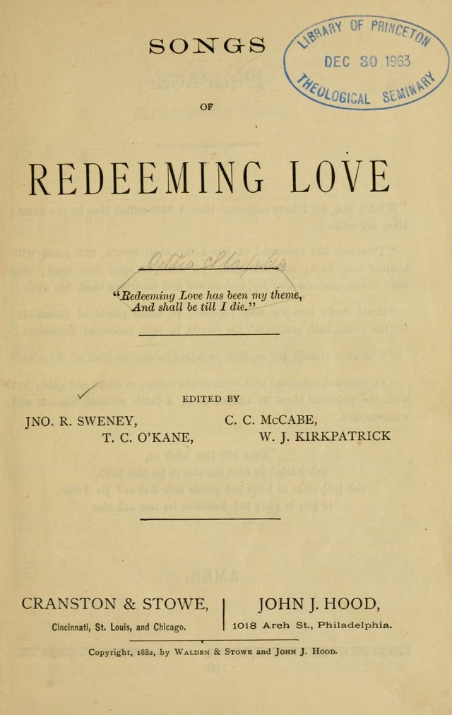 Songs of Redeeming Love page 6