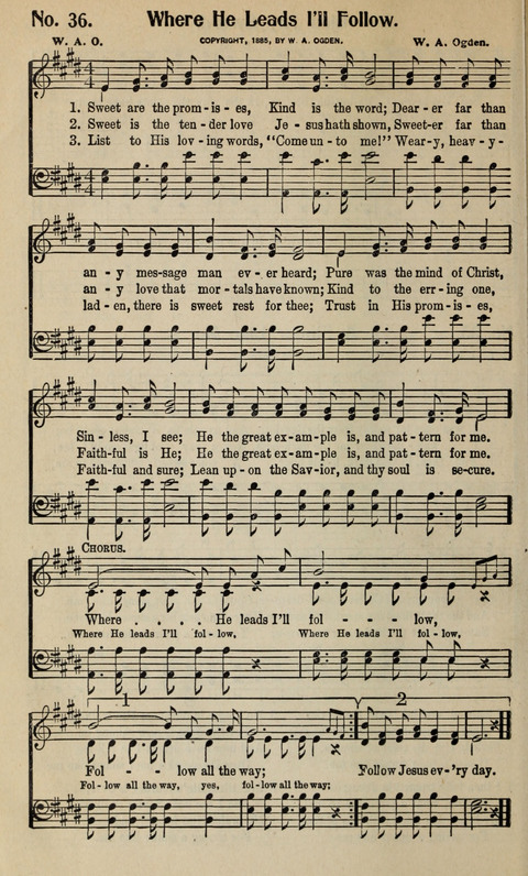 Songs of Redeeming Love: for the Church, Sunday School and other Services of the Sanctuary page 37