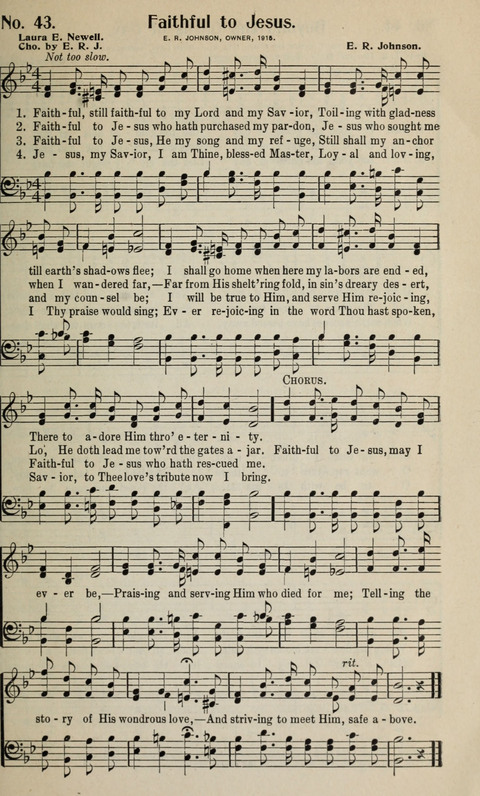 Songs of Redeeming Love: for the Church, Sunday School and other Services of the Sanctuary page 44