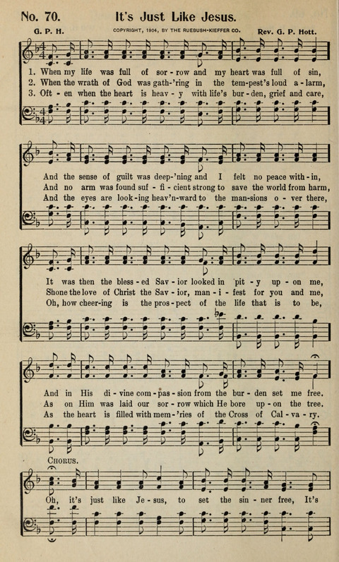 Songs of Redeeming Love: for the Church, Sunday School and other Services of the Sanctuary page 71