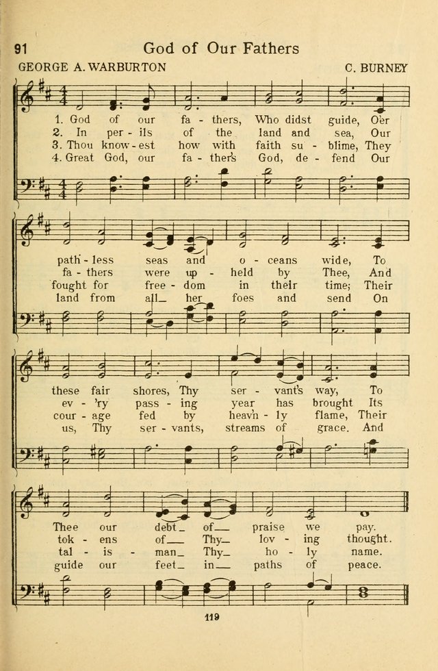Songs of Service: for use in assemblies of young people and older boys and girls page 121