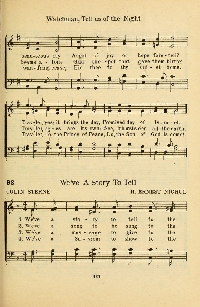 Songs of Service: for use in assemblies of young people and older boys and girls page 133