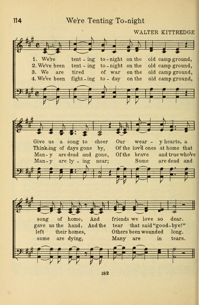 Songs of Service: for use in assemblies of young people and older boys and girls page 184