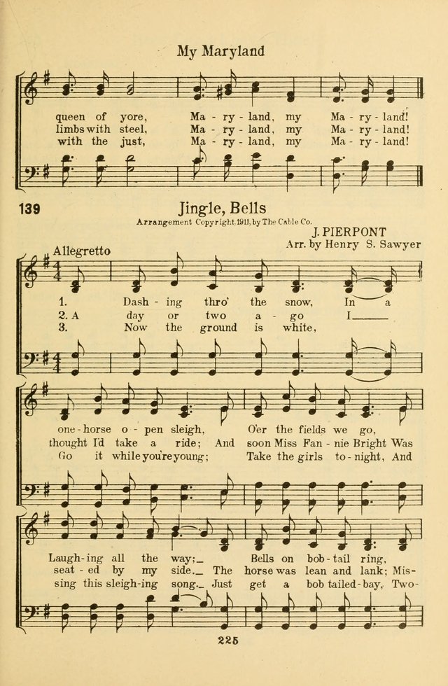 Songs of Service: for use in assemblies of young people and older boys and girls page 227