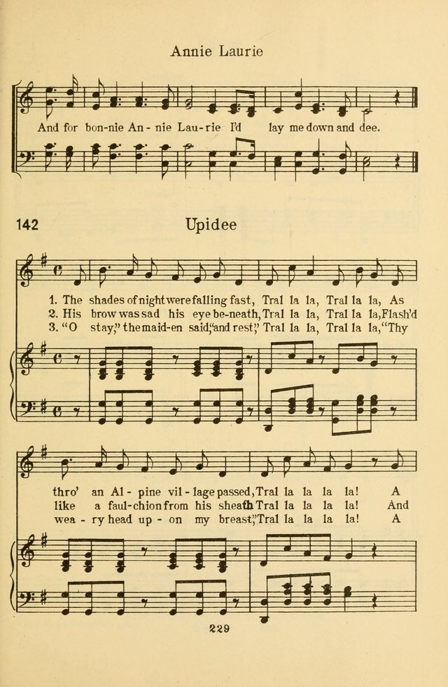 Songs of Service: for use in assemblies of young people and older boys and girls page 231