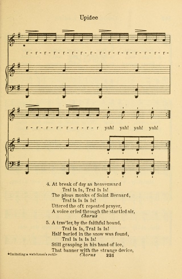 Songs of Service: for use in assemblies of young people and older boys and girls page 233