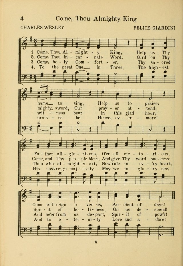 Songs of Service: for use in assemblies of young people and older boys and girls page 4