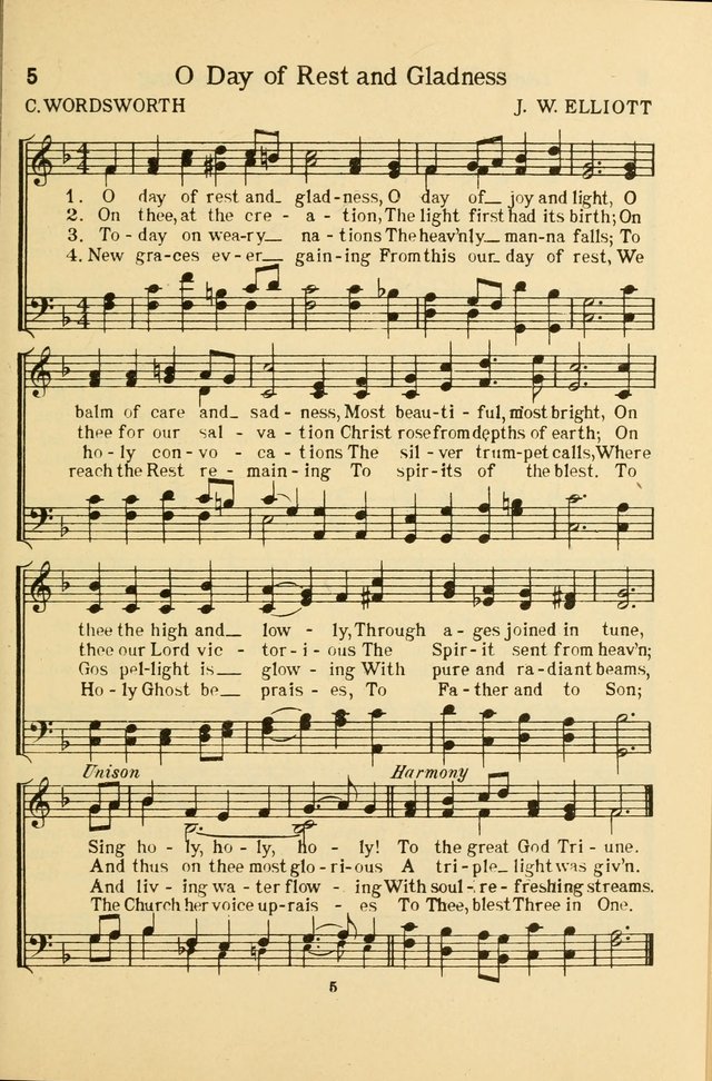 Songs of Service: for use in assemblies of young people and older boys and girls page 5
