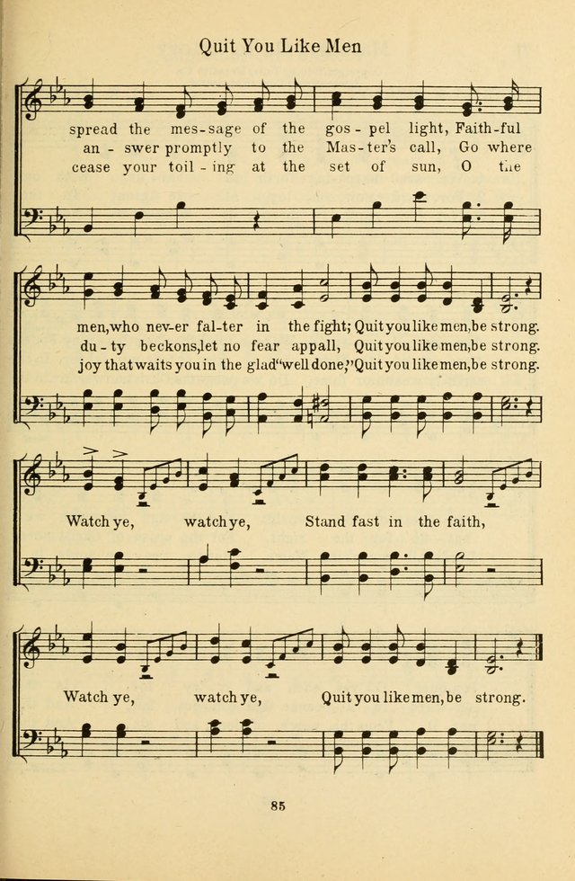 Songs of Service: for use in assemblies of young people and older boys and girls page 87