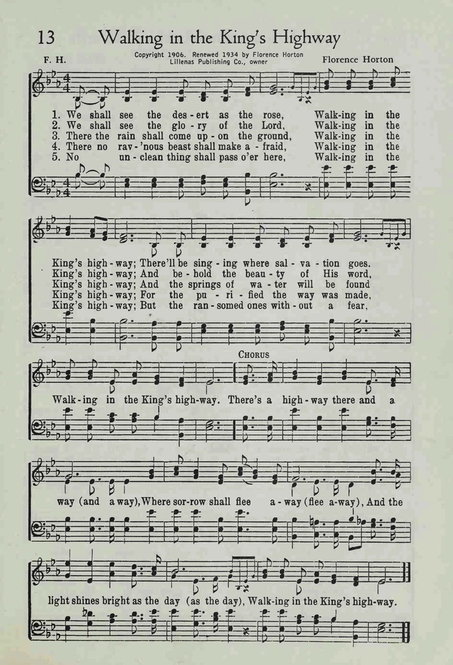 Walking in the King's highway