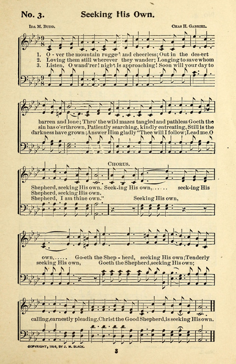 Songs of the Soul No. 2: for use in Sunday evening congregations, revivals, camp-meetings, social services and young peoples meetings page 3