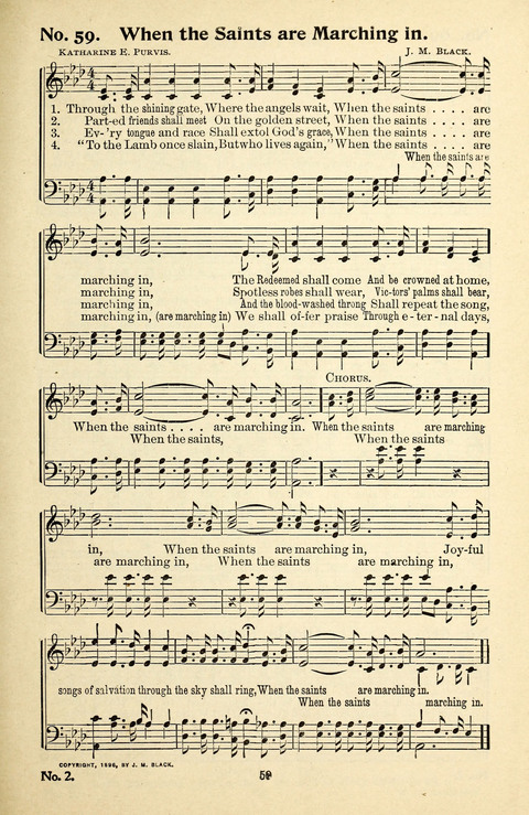 Songs of the Soul No. 2: for use in Sunday evening congregations, revivals, camp-meetings, social services and young peoples meetings page 59
