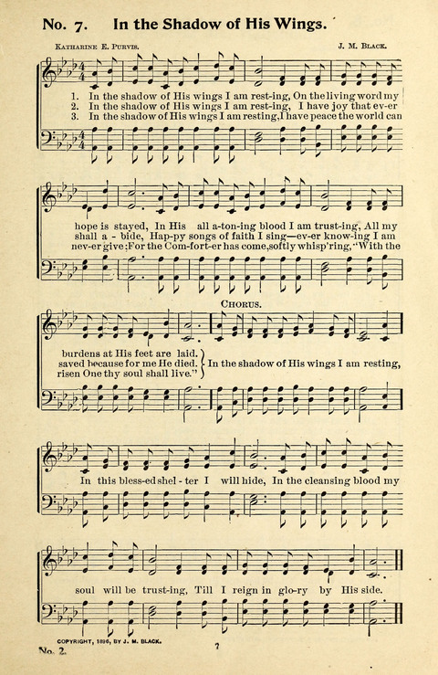 Songs of the Soul No. 2: for use in Sunday evening congregations, revivals, camp-meetings, social services and young peoples meetings page 7