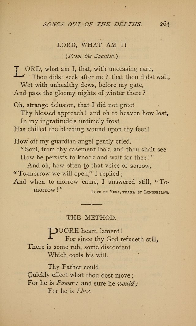 Songs of the Soul: gathered out of many lands and ages page 263