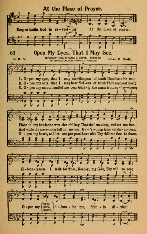 Songs of the Tabernacle: for Church, Sunday School, young people