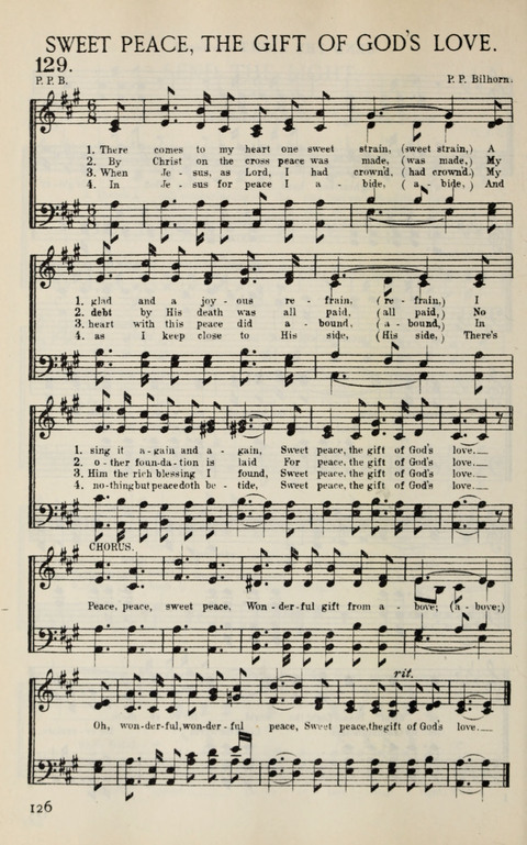 Songs of Victory: for evangelistic meetings, conferences, the home circle, and Christian worship. Along with a selection of choruses page 126