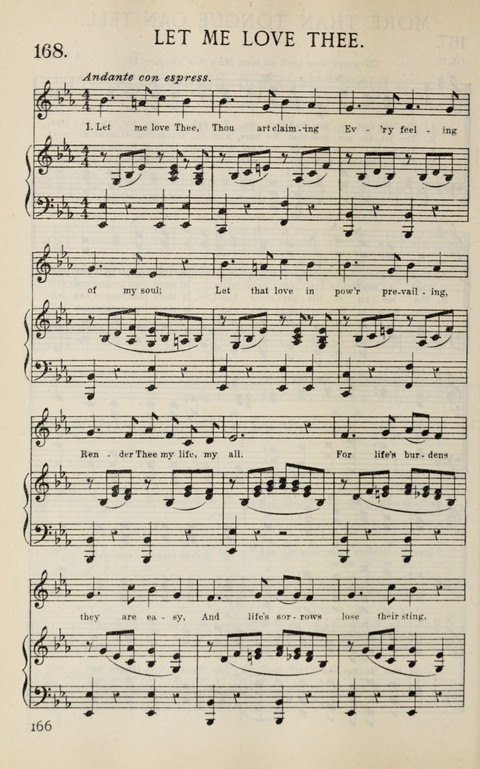 Songs of Victory: for evangelistic meetings, conferences, the home circle, and Christian worship. Along with a selection of choruses page 166