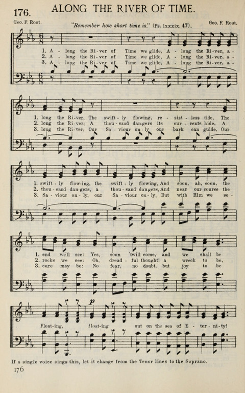 Songs of Victory: for evangelistic meetings, conferences, the home circle, and Christian worship. Along with a selection of choruses page 176