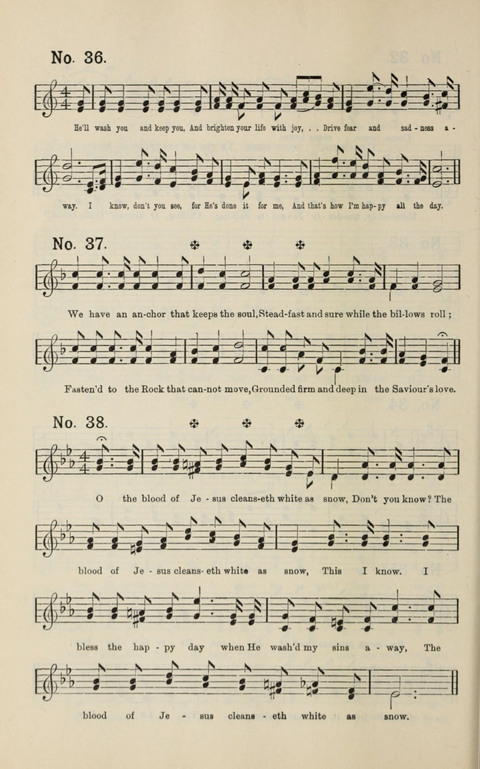 Songs of Victory: for evangelistic meetings, conferences, the home circle, and Christian worship. Along with a selection of choruses page 464