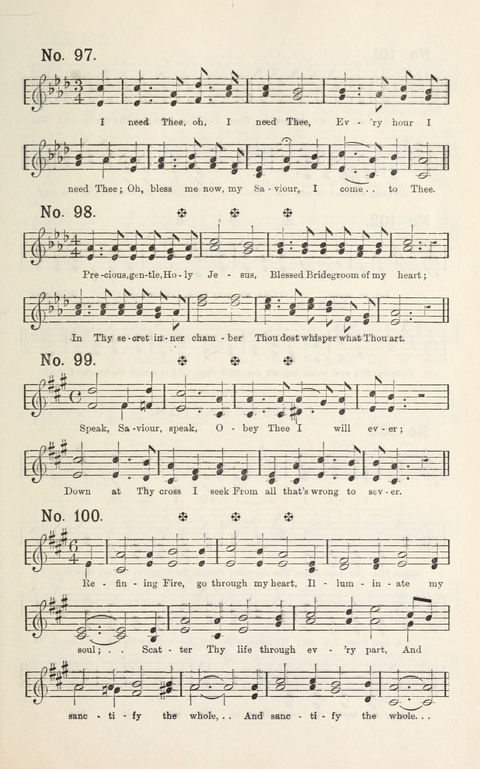 Songs of Victory: for evangelistic meetings, conferences, the home circle, and Christian worship. Along with a selection of choruses page 479