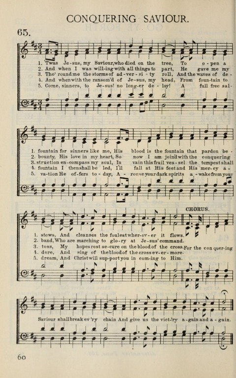 Songs of Victory: for evangelistic meetings, conferences, the home circle, and Christian worship. Along with a selection of choruses page 60