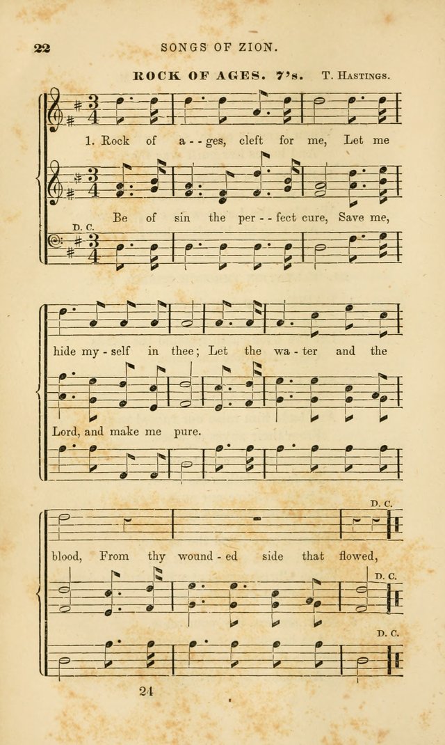 Songs of Zion: a manual of the best and most popular hymns and tunes, for social and private devotion page 31