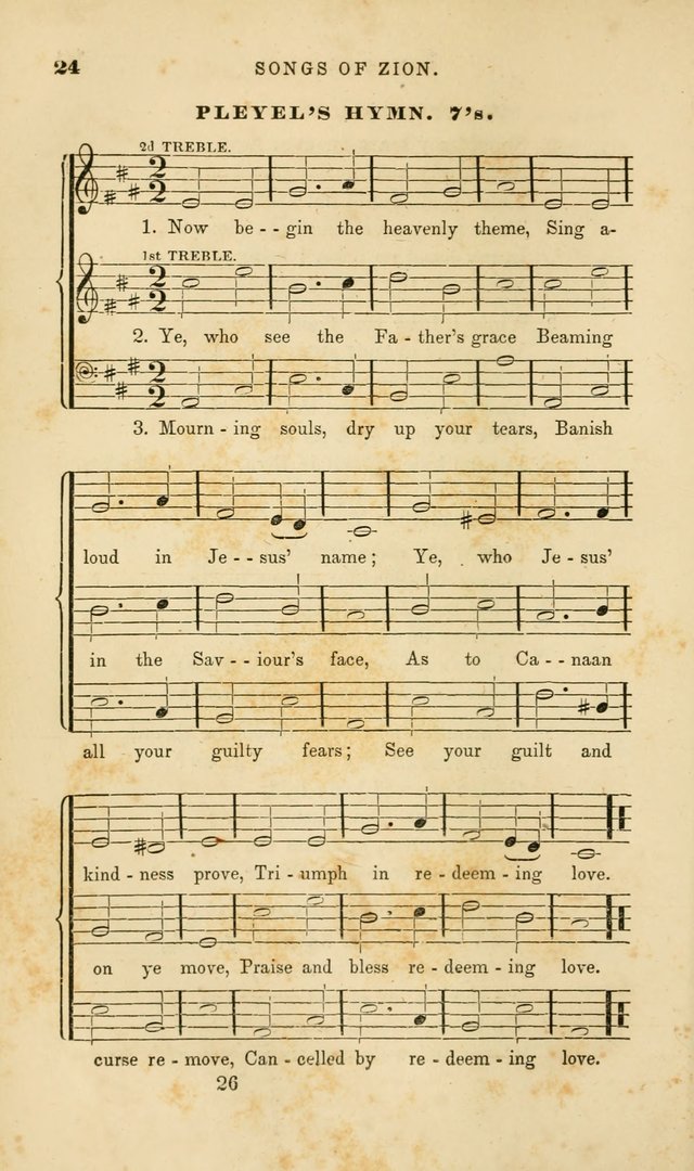 Songs of Zion: a manual of the best and most popular hymns and tunes, for social and private devotion page 33