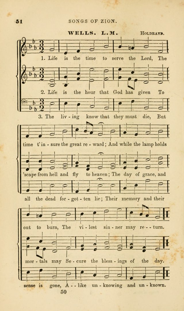 Songs of Zion: a manual of the best and most popular hymns and tunes, for social and private devotion page 57