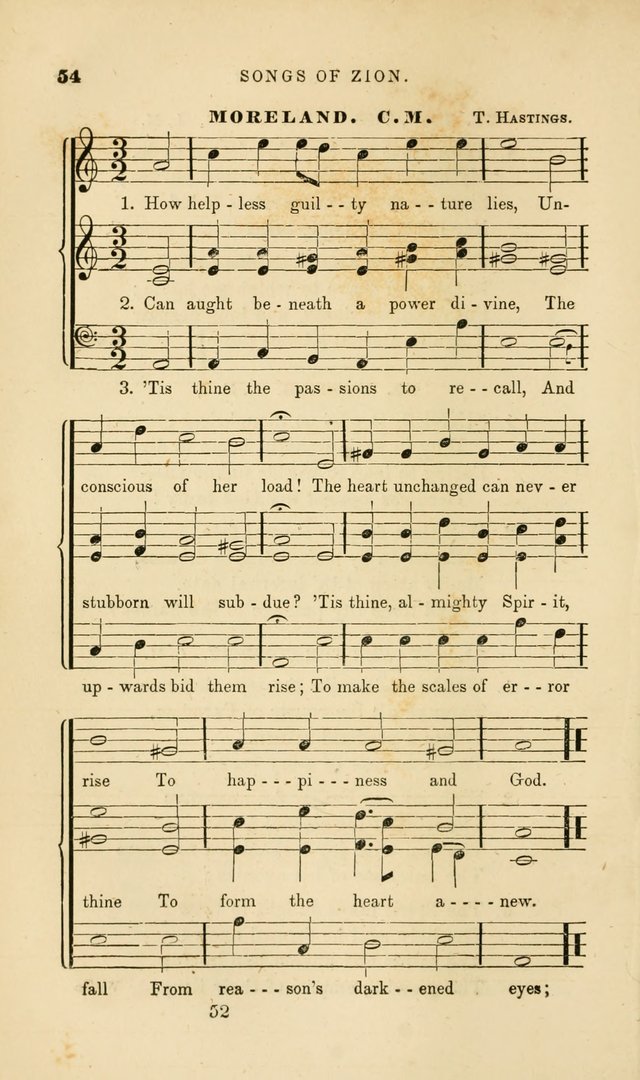 Songs of Zion: a manual of the best and most popular hymns and tunes, for social and private devotion page 59
