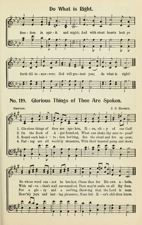 The Songs of Zion: A Collection of Choice Songs page 119