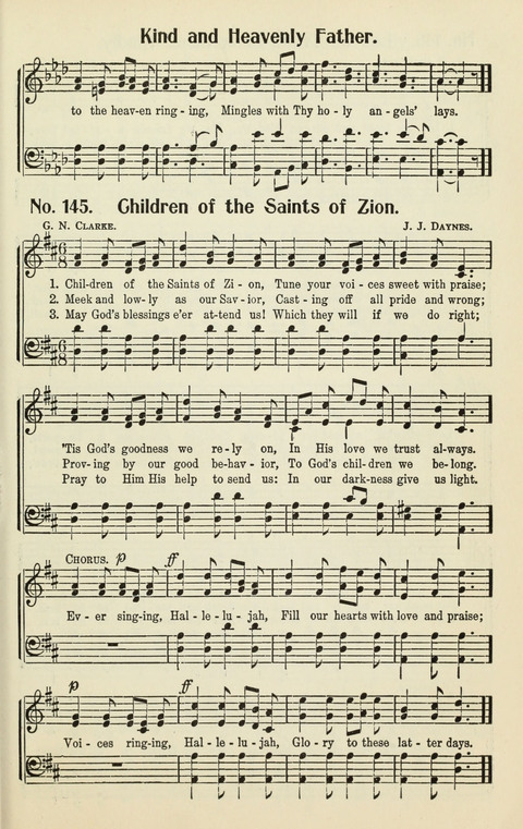 The Songs of Zion: A Collection of Choice Songs page 145