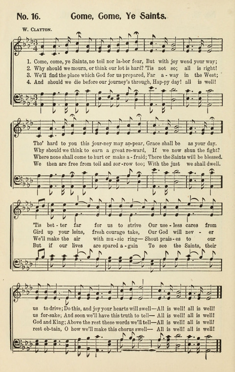 The Songs of Zion: A Collection of Choice Songs page 16