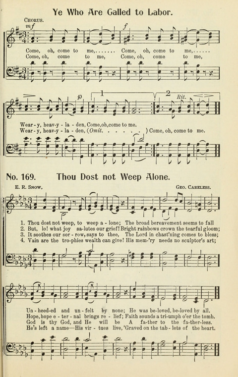 The Songs of Zion: A Collection of Choice Songs page 169