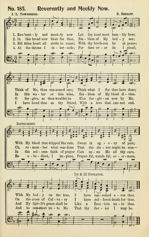 The Songs of Zion: A Collection of Choice Songs page 185