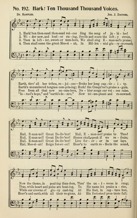 The Songs of Zion: A Collection of Choice Songs page 192