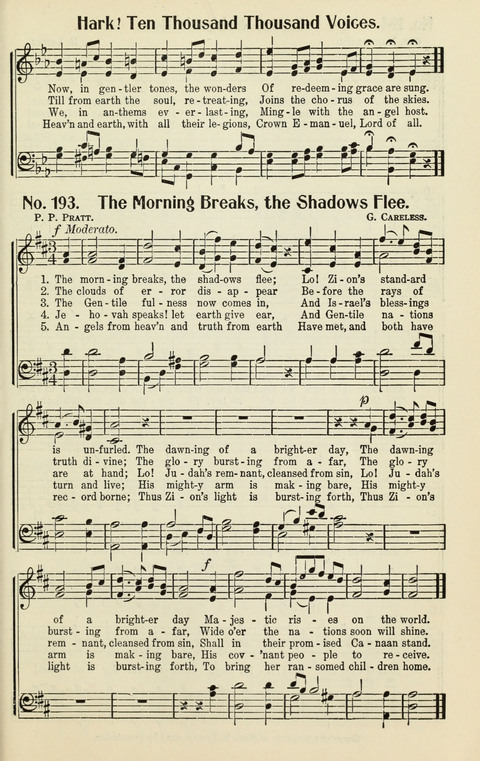 The Songs of Zion: A Collection of Choice Songs page 193