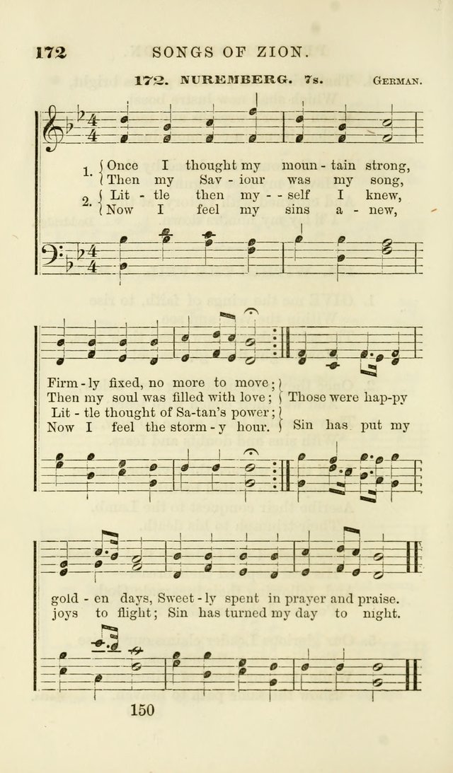 Songs of Zion Enlarged: a manual of the best and most popular hymns and tunes, for social and private devotion page 157