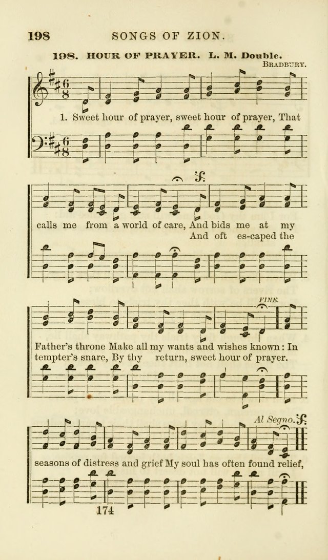 Songs of Zion Enlarged: a manual of the best and most popular hymns and tunes, for social and private devotion page 181