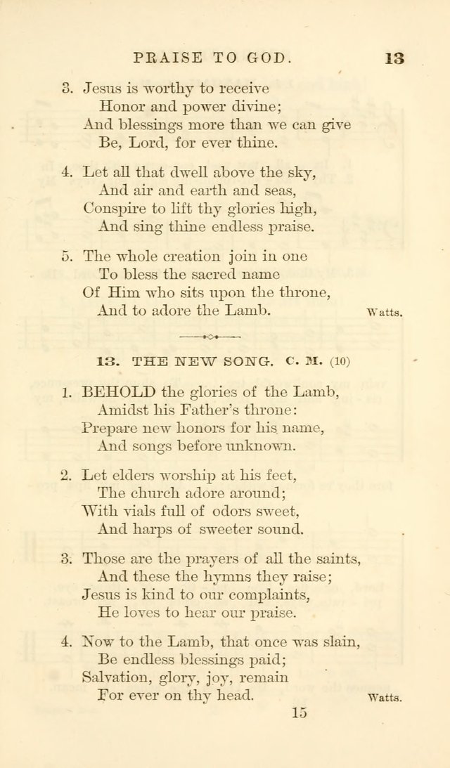 Songs of Zion Enlarged: a manual of the best and most popular hymns and tunes, for social and private devotion page 22