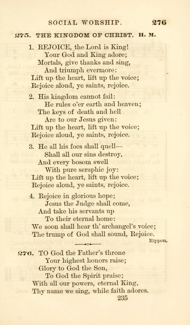 Songs of Zion Enlarged: a manual of the best and most popular hymns and tunes, for social and private devotion page 244