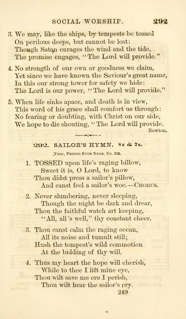 Songs of Zion Enlarged: a manual of the best and most popular hymns and tunes, for social and private devotion page 258