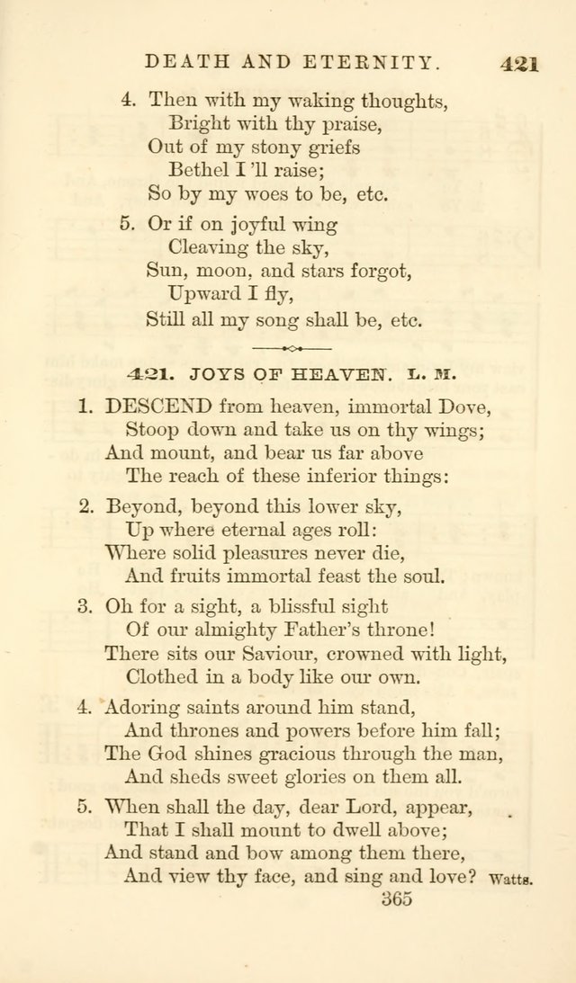 Songs of Zion Enlarged: a manual of the best and most popular hymns and tunes, for social and private devotion page 374