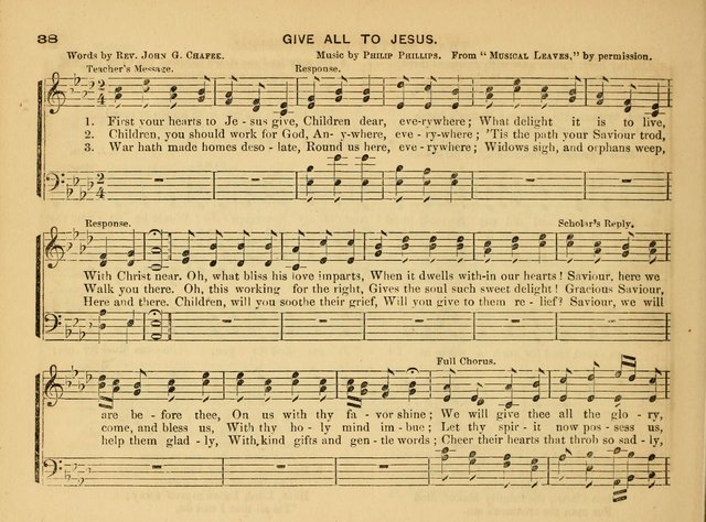 The Timbrel: a collection of solos, duets and choruses, for Sunday schools page 38