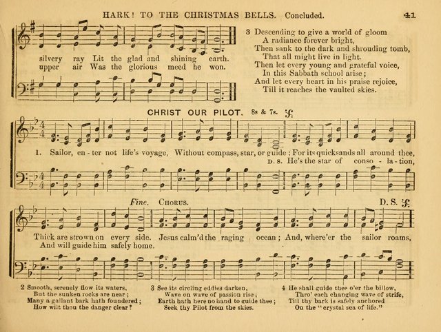 The Timbrel: a collection of solos, duets and choruses, for Sunday schools page 41