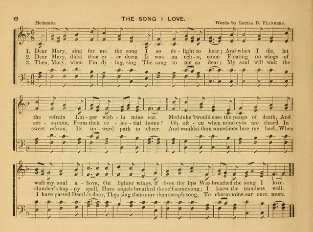 The Timbrel: a collection of solos, duets and choruses, for Sunday schools page 6