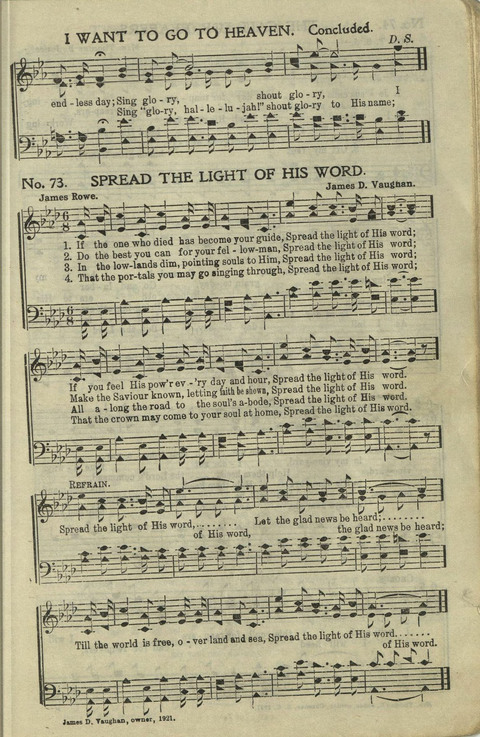 Temple Bells: for Sunday-Schools, Singing-Schools, Revivals, Conventions page 73