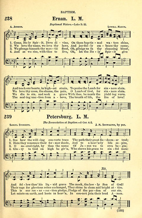 The Brethren Hymnal: A Collection of Psalms, Hymns and Spiritual Songs suited for Song Service in Christian Worship, for Church Service, Social Meetings and Sunday Schools page 153