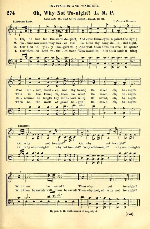 The Brethren Hymnal: A Collection of Psalms, Hymns and Spiritual Songs suited for Song Service in Christian Worship, for Church Service, Social Meetings and Sunday Schools page 171
